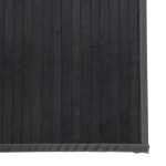 vidaXL Covor dreptunghiular, gri, 70x100 cm, bambus vidaXL Covor dreptunghiular, gri, 70x100 cm, bambus