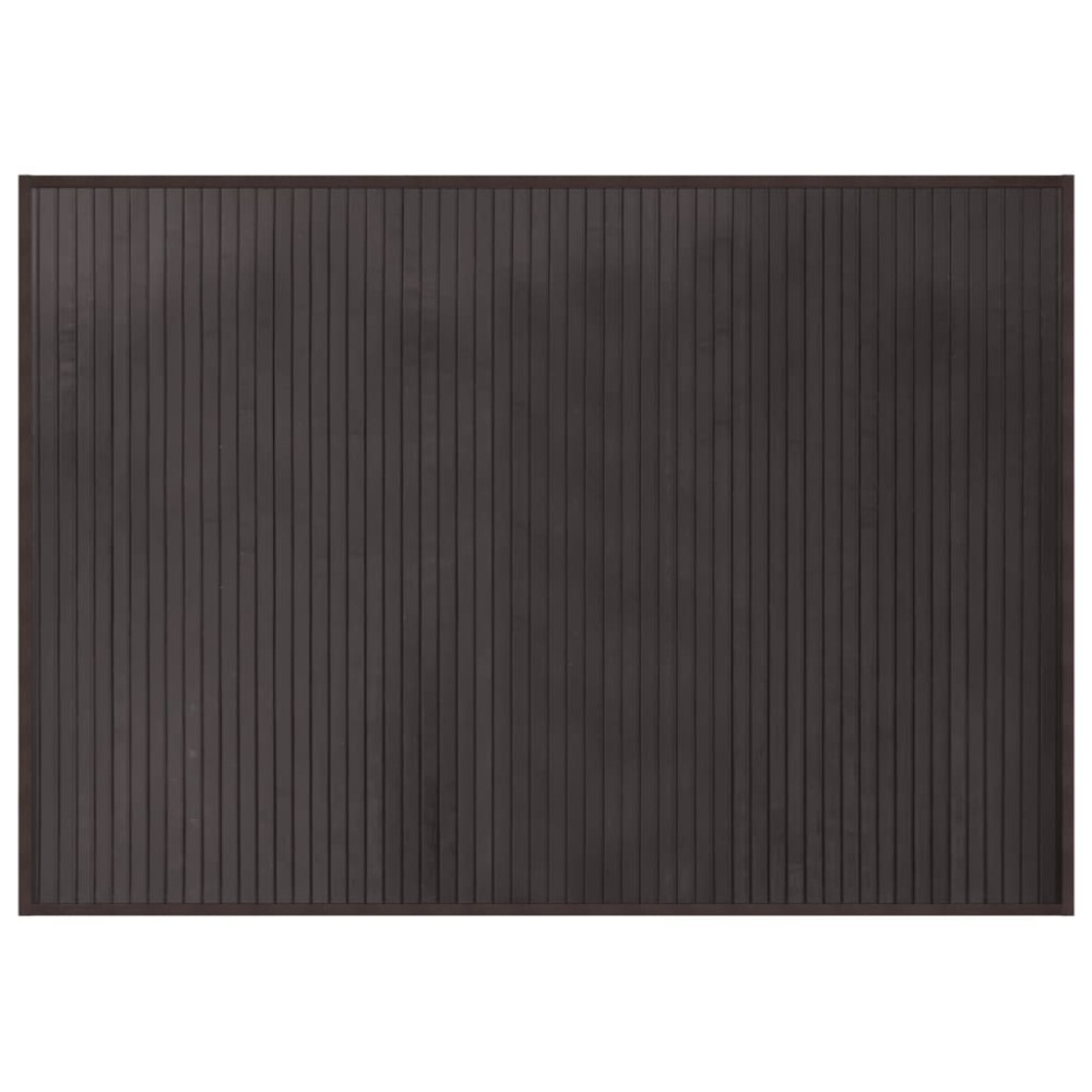 vidaXL Covor dreptunghiular, maro închis, 70x100 cm, bambus