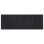 vidaXL Covor dreptunghiular, negru, 70x200 cm, bambus