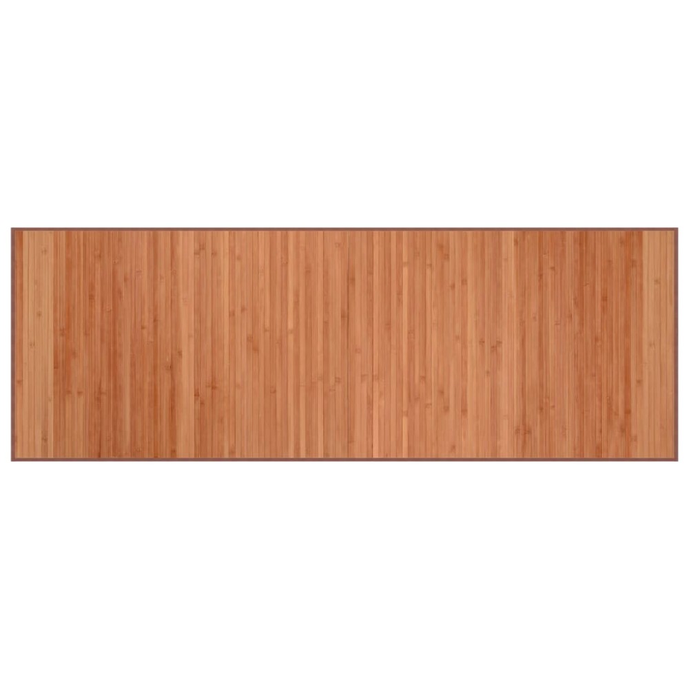 vidaXL Covor dreptunghiular, maro, 70x200 cm, bambus