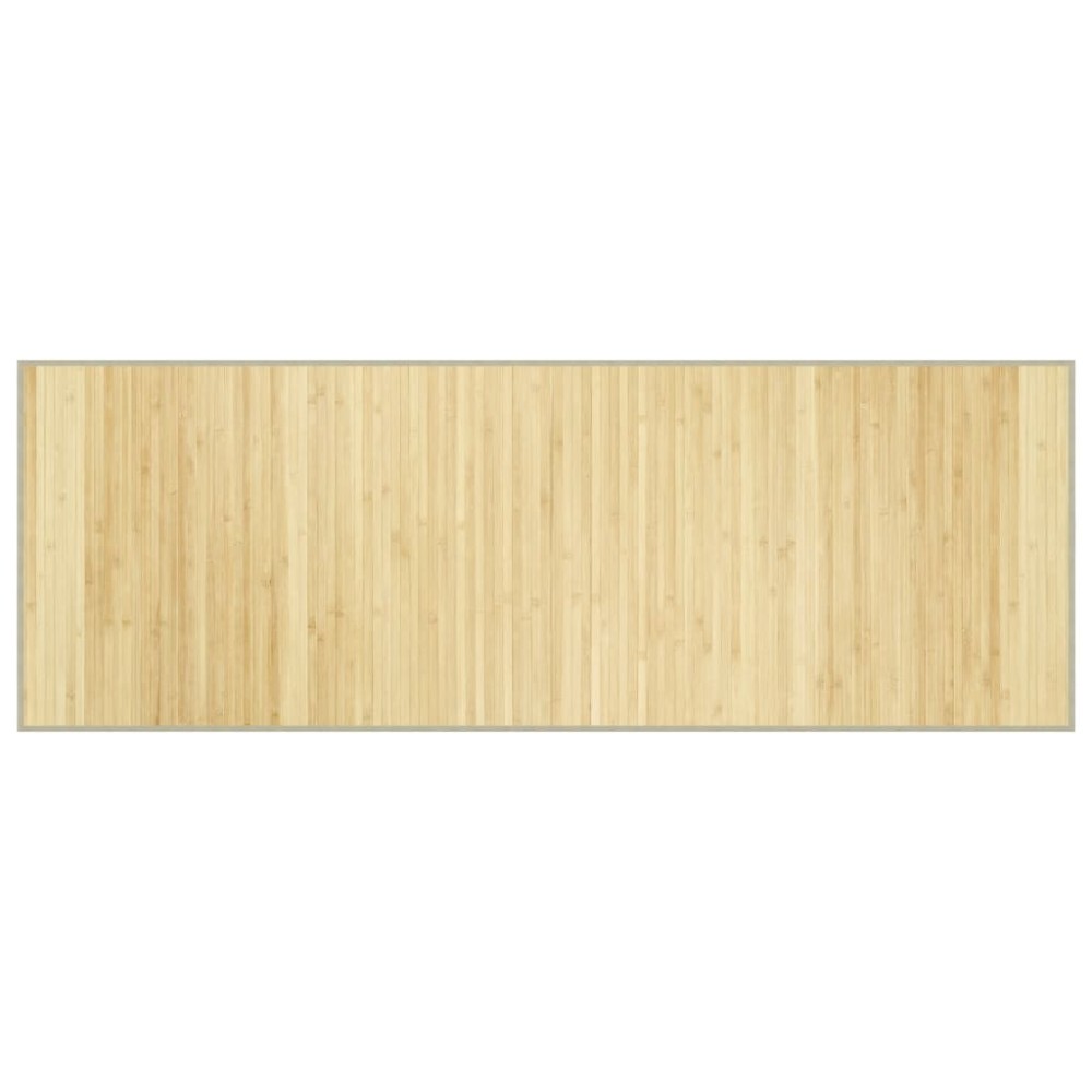 vidaXL Covor dreptunghiular, natural deschis, 70x200 cm, bambus