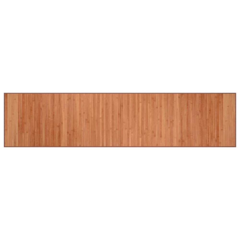 vidaXL Covor dreptunghiular, maro, 70x300 cm, bambus