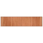vidaXL Covor dreptunghiular, maro, 70x300 cm, bambus