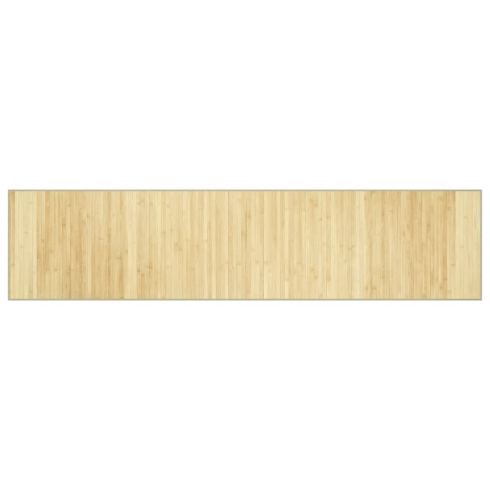 vidaXL Covor dreptunghiular, natural deschis, 70x300 cm, bambus