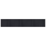 vidaXL Covor dreptunghiular, negru, 70x300 cm, bambus