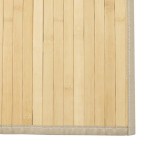 vidaXL Covor dreptunghiular, natural deschis, 70x500 cm, bambus