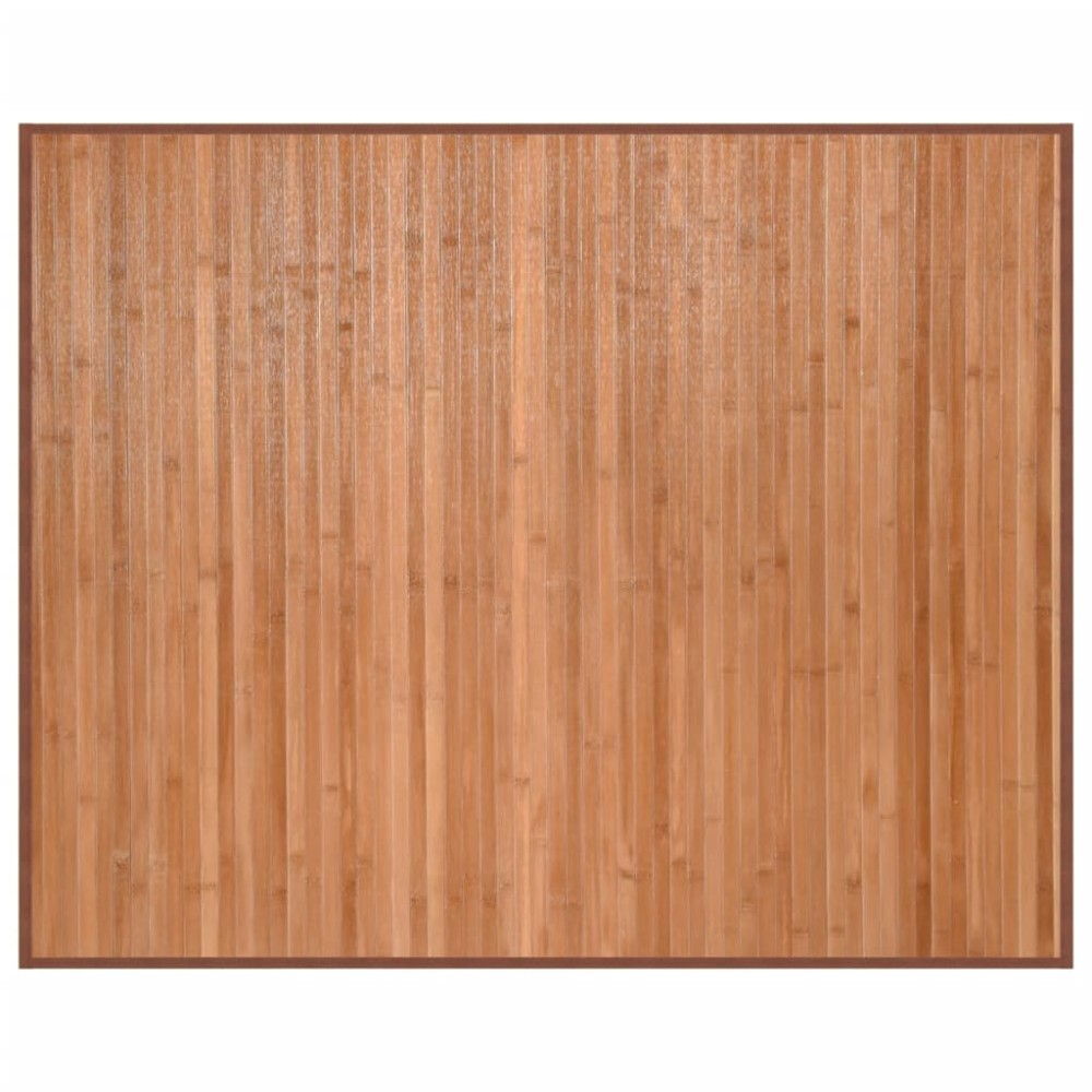 vidaXL Covor dreptunghiular, natural, 80x100 cm, bambus