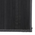vidaXL Covor dreptunghiular, gri, 80x100 cm, bambus vidaXL Covor dreptunghiular, gri, 80x100 cm, bambus