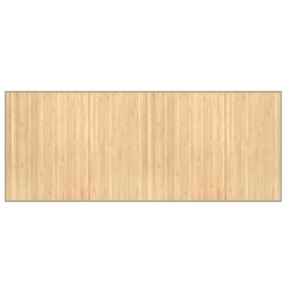 vidaXL Covor dreptunghiular, natural deschis, 80x200 cm, bambus