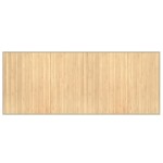 vidaXL Covor dreptunghiular, natural deschis, 80x200 cm, bambus