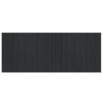 vidaXL Covor dreptunghiular, gri, 80x200 cm, bambus vidaXL Covor dreptunghiular, gri, 80x200 cm, bambus
