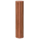 vidaXL Covor dreptunghiular, maro, 80x400 cm, bambus