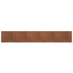 vidaXL Covor dreptunghiular, maro, 80x1000 cm, bambus