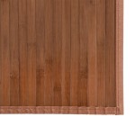 vidaXL Covor dreptunghiular, maro, 80x1000 cm, bambus