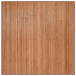 vidaXL Covor pătrat, natural, 100x100 cm, bambus