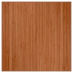 vidaXL Covor dreptunghiular, maro, 100x100 cm, bambus