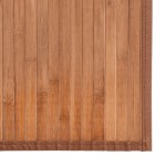 vidaXL Covor dreptunghiular, natural, 100x200 cm, bambus