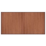 vidaXL Covor dreptunghiular, maro, 100x200 cm, bambus