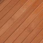 vidaXL Covor dreptunghiular, maro, 100x300 cm, bambus