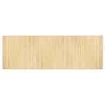 vidaXL Covor dreptunghiular, natural deschis, 100x300 cm, bambus