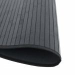 vidaXL Covor rotund, negru, 60 cm, bambus vidaXL Covor rotund, negru, 60 cm, bambus