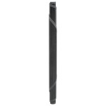 vidaXL Covor rotund, gri, 60 cm, bambus
