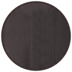 vidaXL Covor rotund, maro închis, 80 cm, bambus