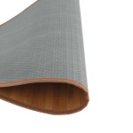 vidaXL Covor rotund, natural, 100 cm, bambus