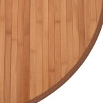 vidaXL Covor rotund, natural, 100 cm, bambus
