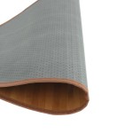 vidaXL Covor rotund, maro, 100 cm, bambus