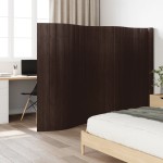 vidaXL Paravan de cameră, maro închis, 165x600 cm , bambus vidaXL Paravan de cameră, maro închis, 165x600 cm , bambus