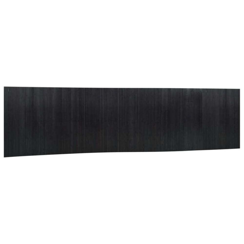 vidaXL Paravan de cameră, negru, 165x800 cm, bambus