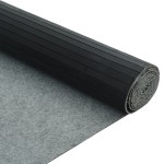 vidaXL Paravan de cameră, negru, 165x800 cm, bambus vidaXL Paravan de cameră, negru, 165x800 cm, bambus