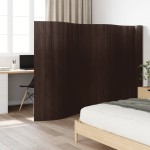 vidaXL Paravan de cameră, maro închis, 165x800 cm , bambus vidaXL Paravan de cameră, maro închis, 165x800 cm , bambus