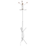 vidaXL Cuier de haine, alb, 176 cm, fier vopsit electrostatic vidaXL Cuier de haine, alb, 176 cm, fier vopsit electrostatic