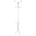 vidaXL Cuier de haine, alb, 176 cm, fier vopsit electrostatic vidaXL Cuier de haine, alb, 176 cm, fier vopsit electrostatic