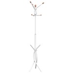 vidaXL Cuier de haine, alb, 176 cm, fier vopsit electrostatic vidaXL Cuier de haine, alb, 176 cm, fier vopsit electrostatic