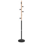 vidaXL Cuier de haine, negru, 177 cm, fier vopsit electrostatic vidaXL Cuier de haine, negru, 177 cm, fier vopsit electrostatic