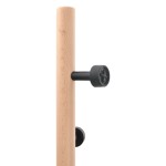 vidaXL Cuier de haine, negru, 177 cm, fier vopsit electrostatic vidaXL Cuier de haine, negru, 177 cm, fier vopsit electrostatic