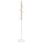 vidaXL Cuier de haine, alb, 177 cm, fier vopsit electrostatic vidaXL Cuier de haine, alb, 177 cm, fier vopsit electrostatic