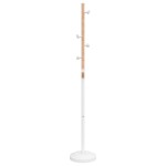 vidaXL Cuier de haine, alb, 177 cm, fier vopsit electrostatic vidaXL Cuier de haine, alb, 177 cm, fier vopsit electrostatic