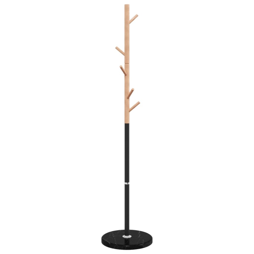 vidaXL Cuier de haine, negru, 172 cm, fier vopsit electrostatic