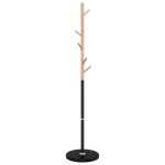 vidaXL Cuier de haine, negru, 172 cm, fier vopsit electrostatic