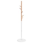 vidaXL Cuier de haine, alb, 172 cm, fier vopsit electrostatic