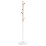 vidaXL Cuier de haine, alb, 172 cm, fier vopsit electrostatic