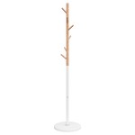 vidaXL Cuier de haine, alb, 172 cm, fier vopsit electrostatic