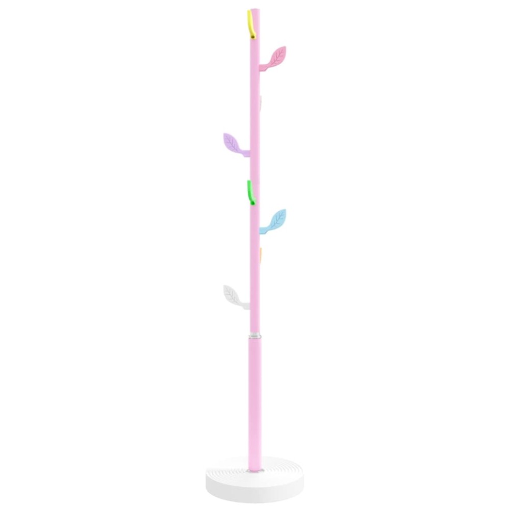 vidaXL Cuier de haine, roz, 172 cm, fier vopsit electrostatic