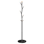 vidaXL Cuier de haine, negru, 177 cm, fier vopsit electrostatic