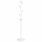 vidaXL Cuier de haine, alb, 177 cm, fier vopsit electrostatic