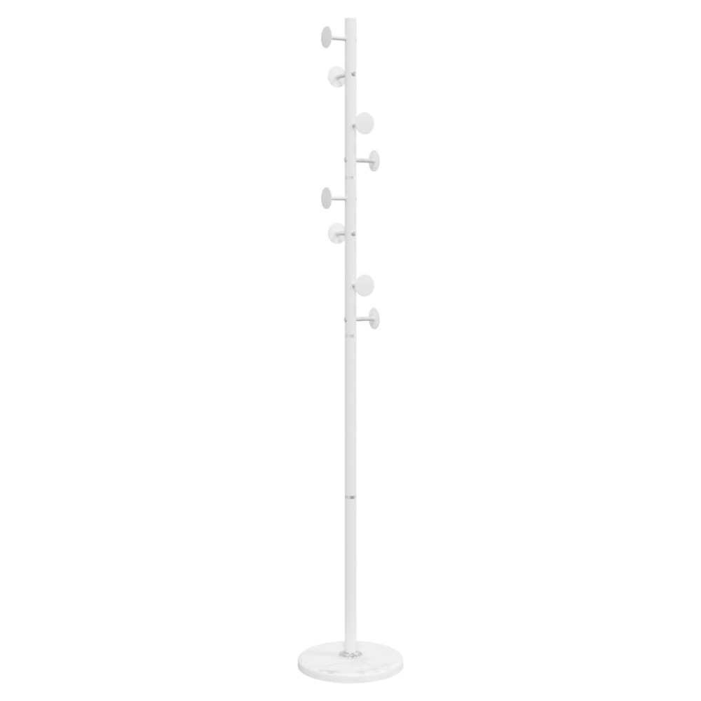 vidaXL Cuier de haine, alb, 176 cm, fier vopsit electrostatic